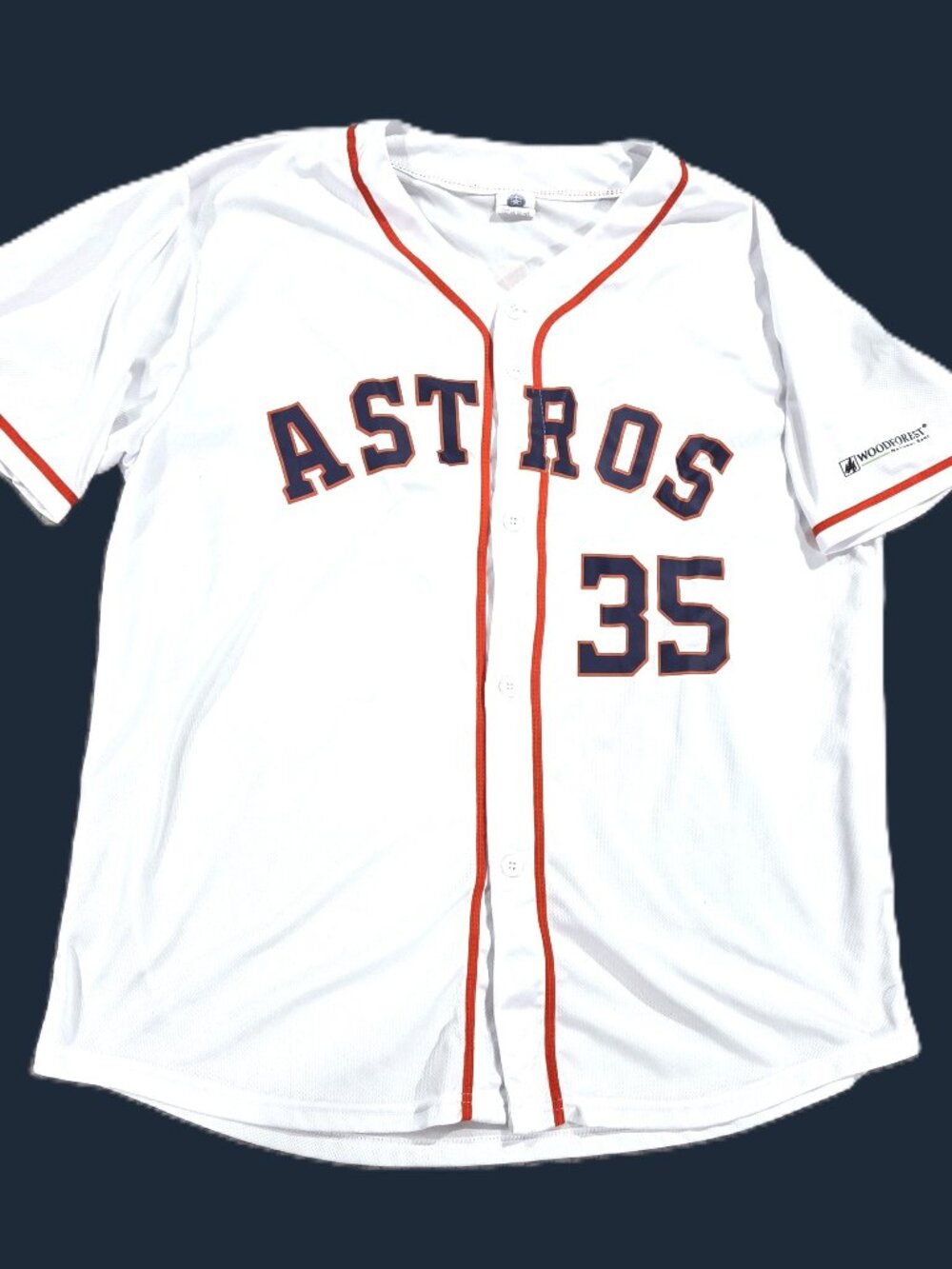 Houston Astros Men's XL #35 Verlander Jersey MLB Baseball Team MLB